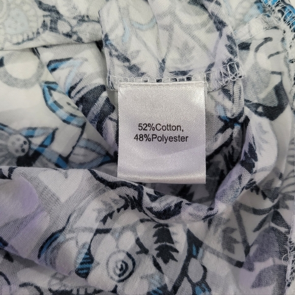 Lulu B Women's Size Small Pullover Swing Tank  Layered with Floral Overlay - Picture 9 of 10